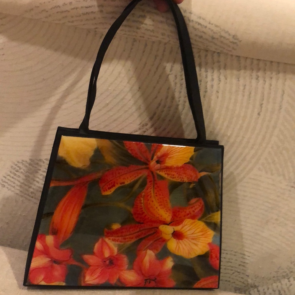Angela Frascone “wearable art” crossbody or top handle bag… beautiful bag!
